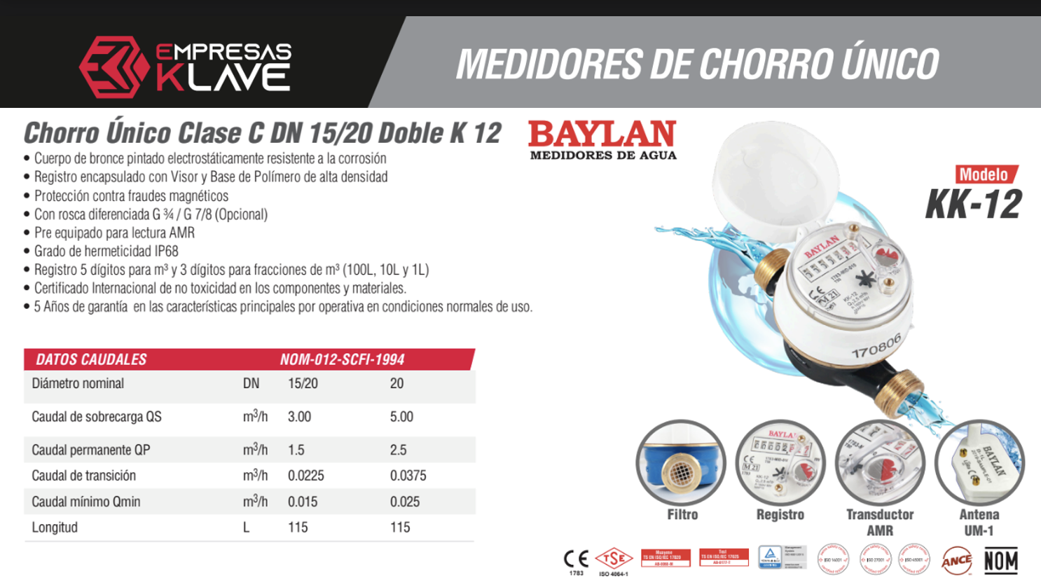 Ficha Técnica KK-12