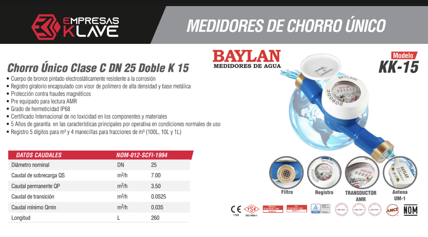 Ficha Técnica KK-15