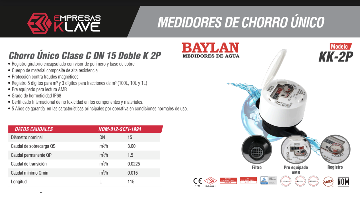 Ficha Técnica KK-2P